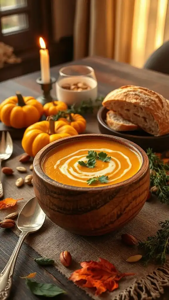 creamy pumpkin soup recipe