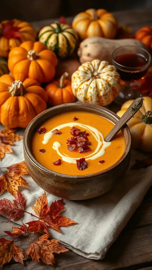 creamy pumpkin soup recipe