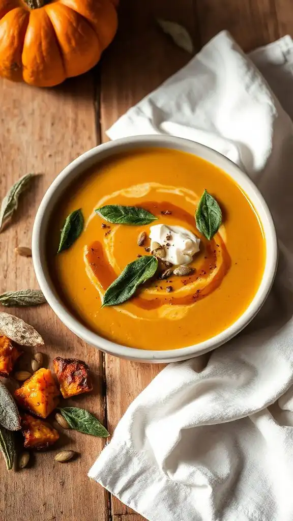 creamy pumpkin soup recipe