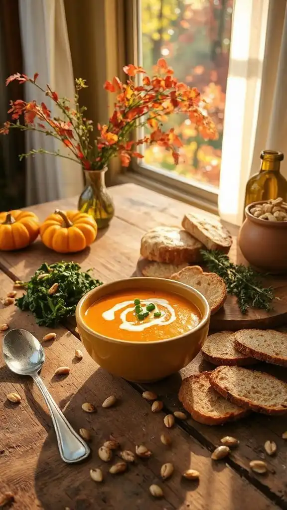 creamy pumpkin soup recipe