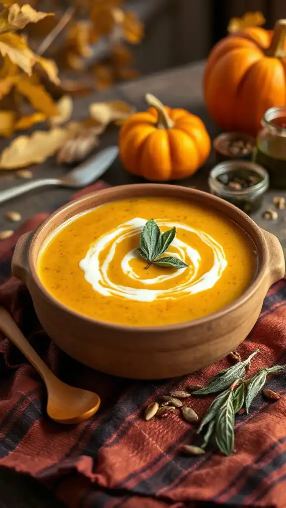 creamy pumpkin soup recipe