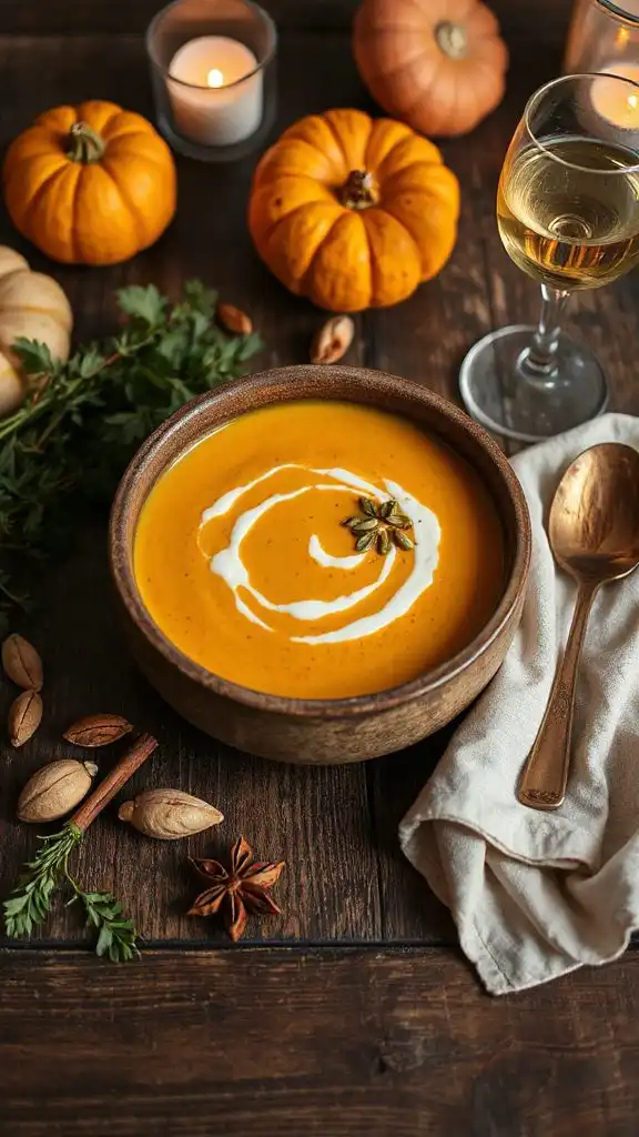 creamy pumpkin soup recipe
