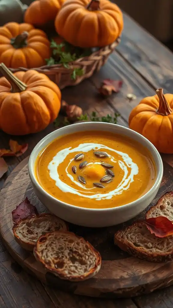 creamy pumpkin soup recipe
