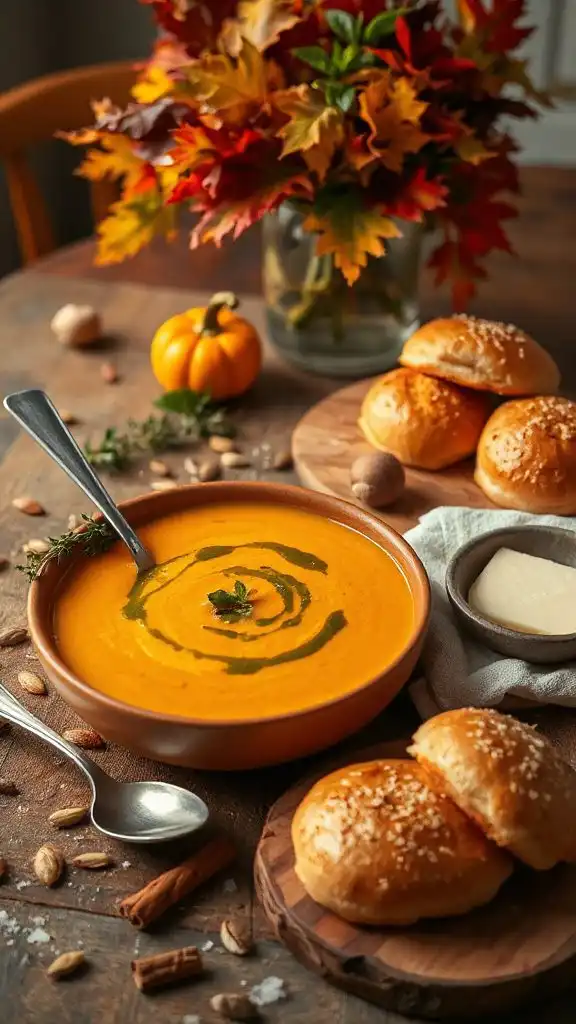 creamy pumpkin soup recipe