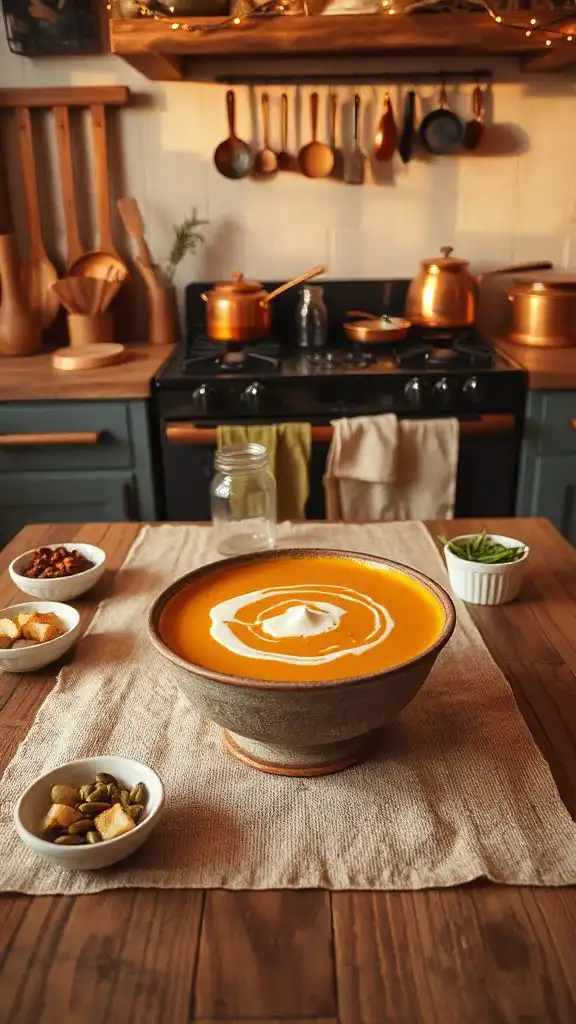creamy pumpkin soup recipe