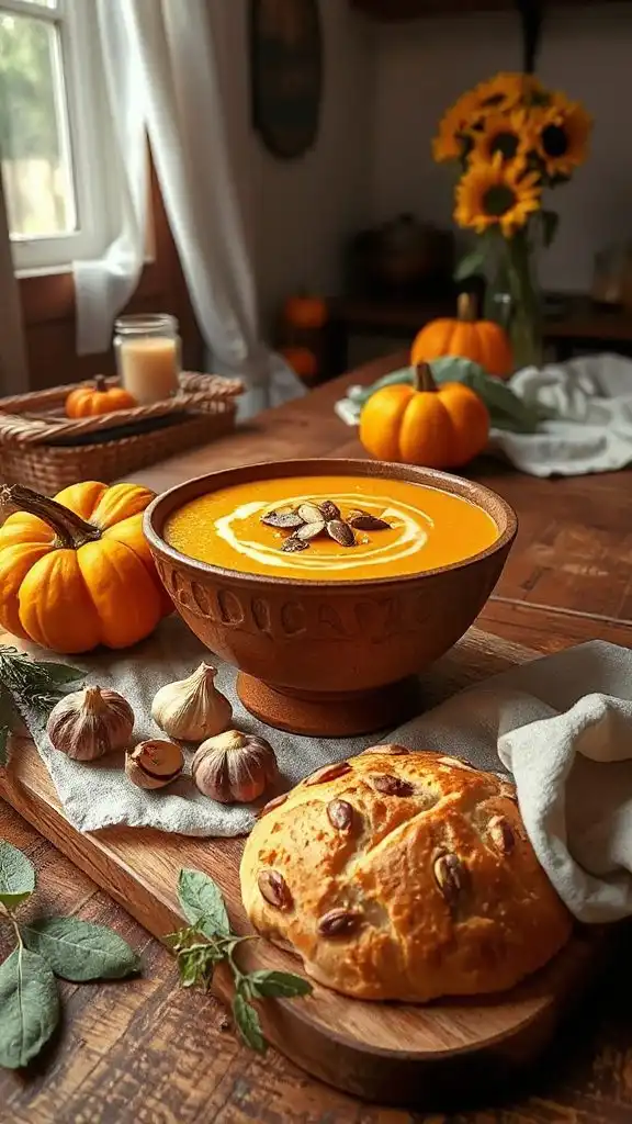 creamy pumpkin soup recipe