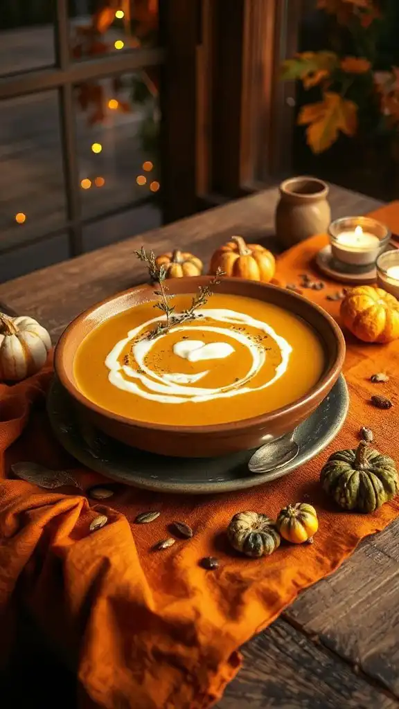 creamy pumpkin soup recipe