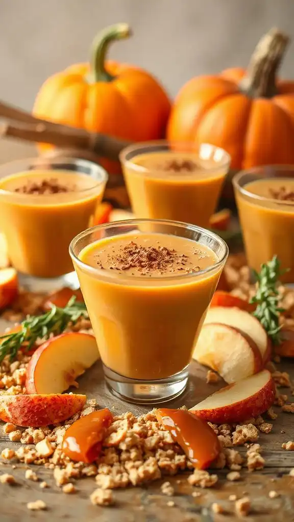 creamy pumpkin spice dessert