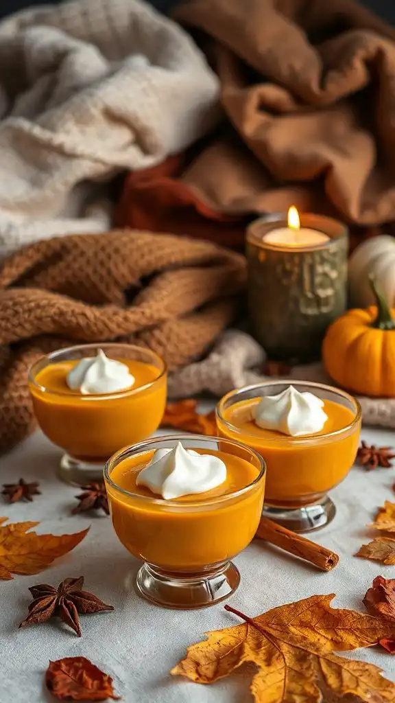 creamy pumpkin spice dessert