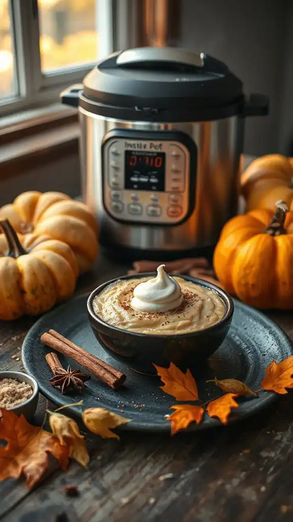 creamy pumpkin spice dessert