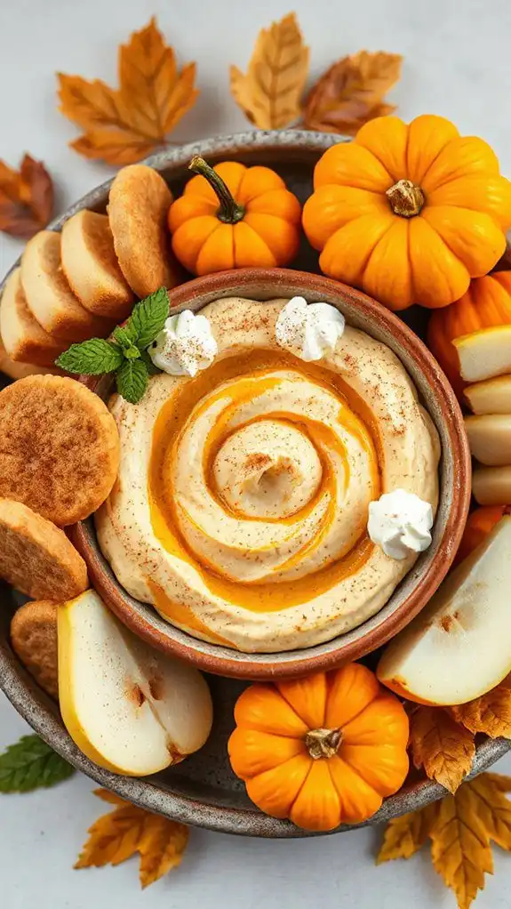 creamy pumpkin spice dip