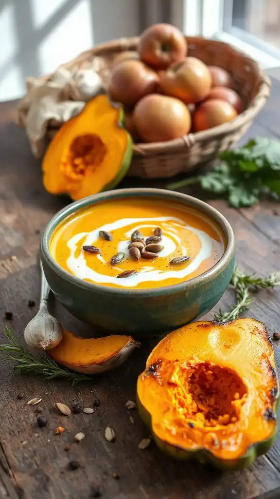 creamy roasted butternut squash soup