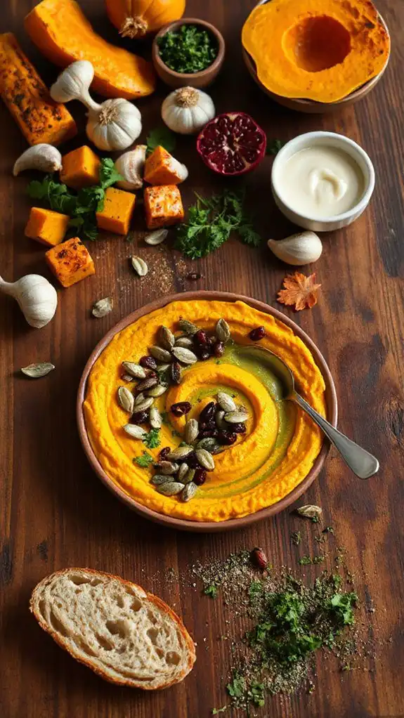 creamy roasted squash dip