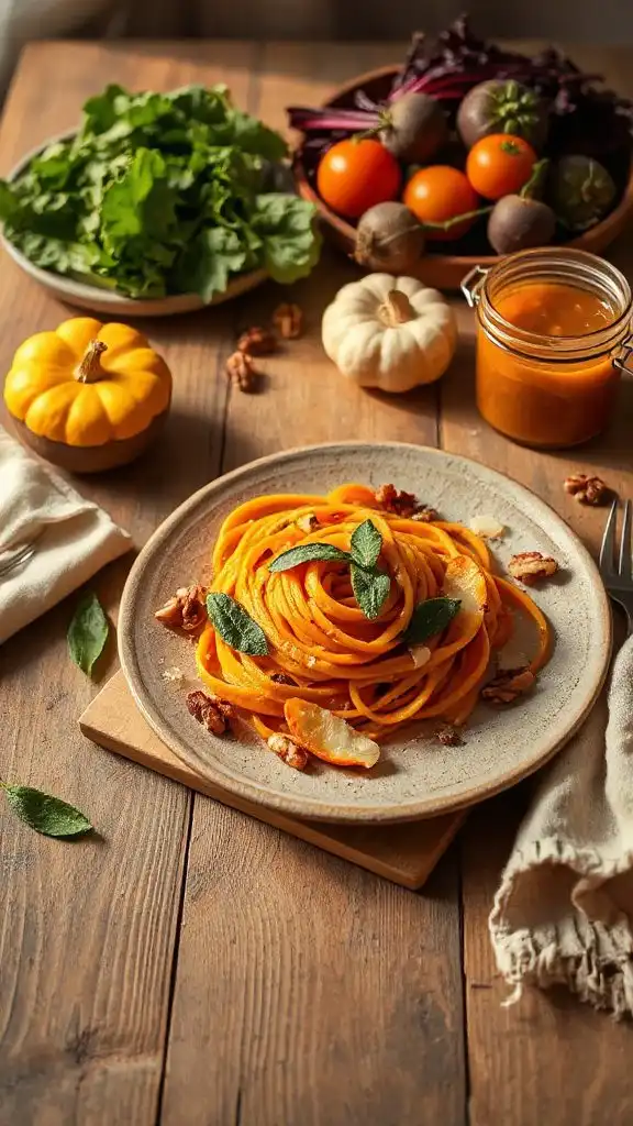 creamy roasted squash pasta