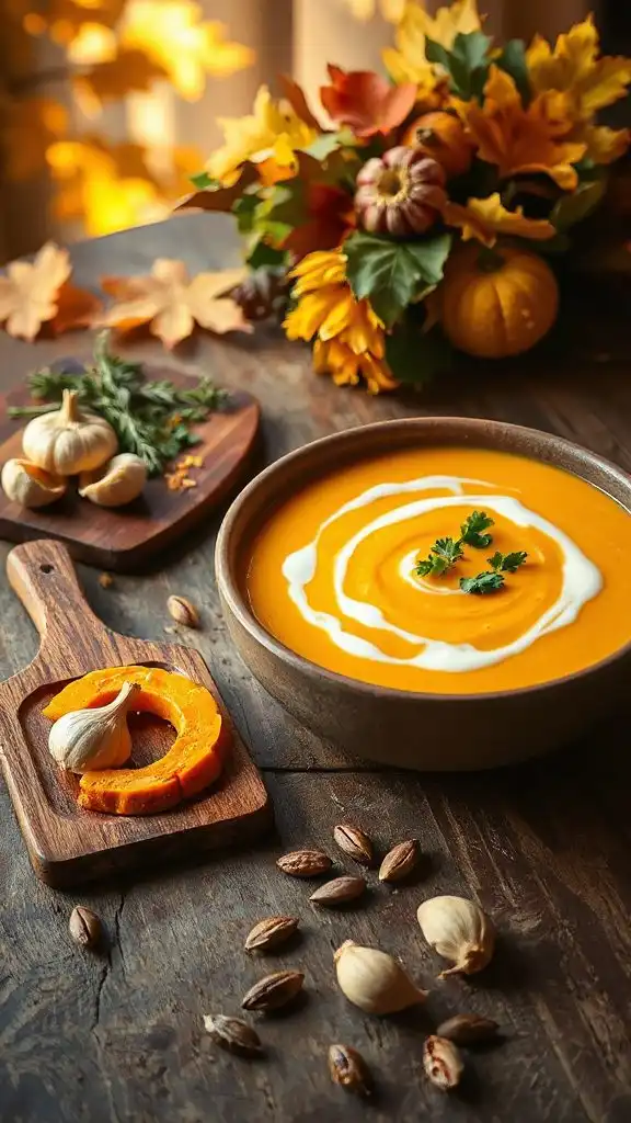 creamy roasted squash soup