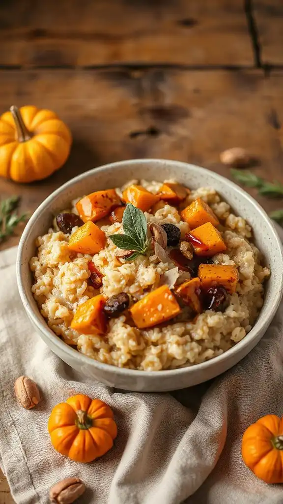 creamy roasted vegetable risotto