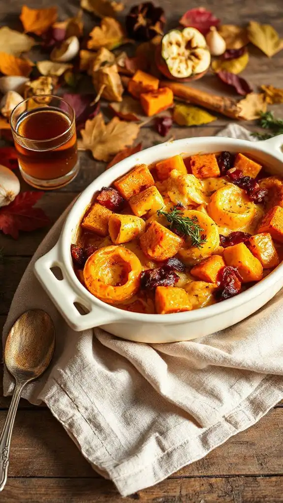 creamy savory squash bake