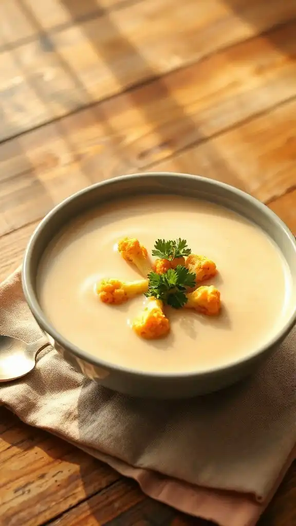 creamy seasonal vegetable soup