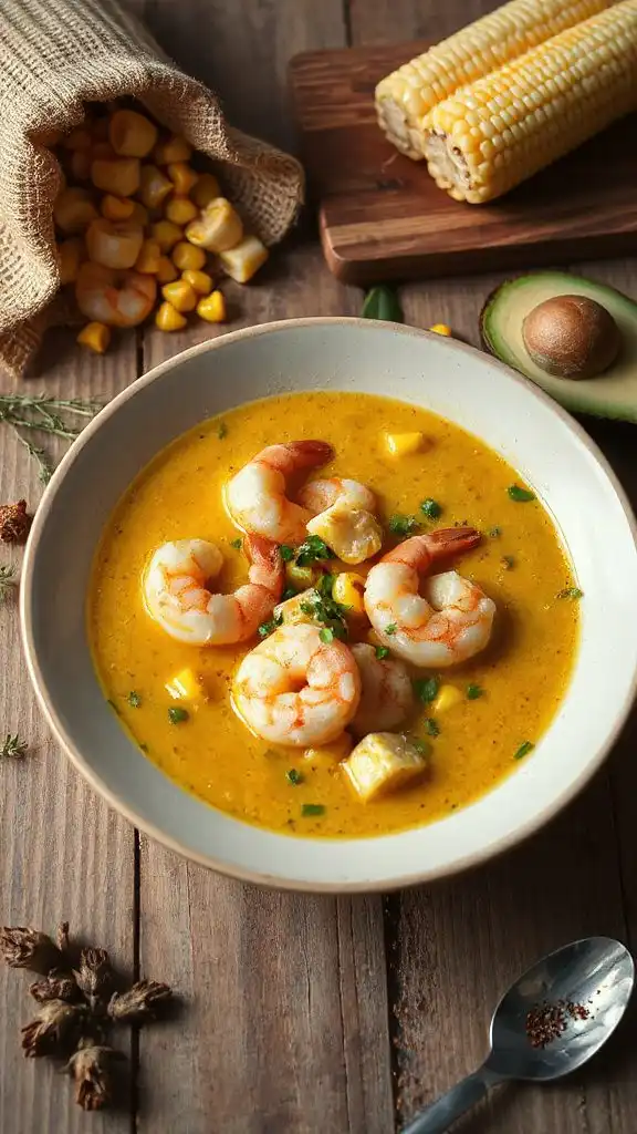 creamy shrimp corn chowder