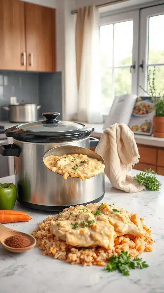 creamy slow cooker chicken dinner