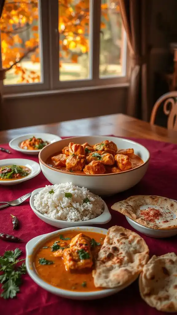 creamy spiced chicken curry