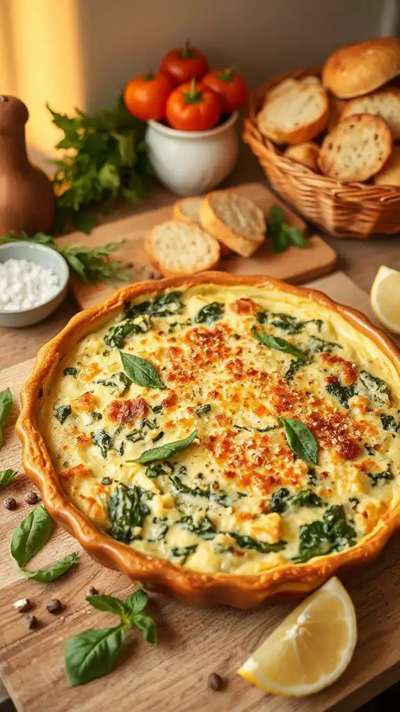 creamy spinach artichoke casserole