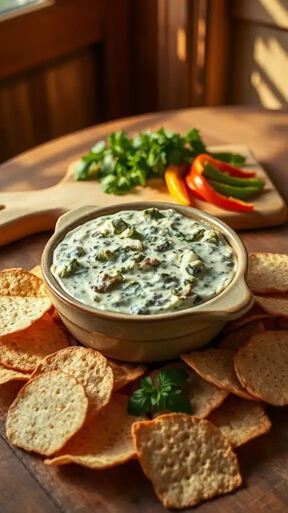 creamy spinach artichoke dip creamy spinach artichoke dip