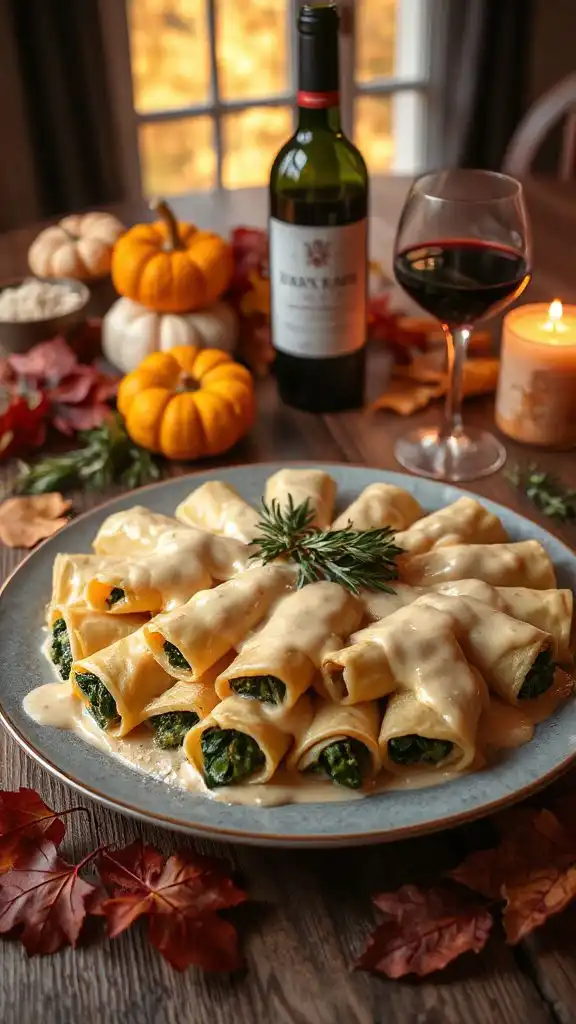 creamy spinach ricotta cannelloni creamy spinach ricotta cannelloni