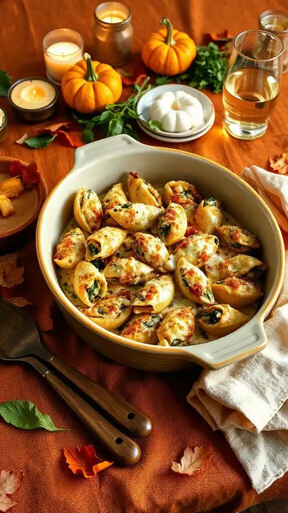 creamy stuffed pasta shells creamy stuffed pasta shells