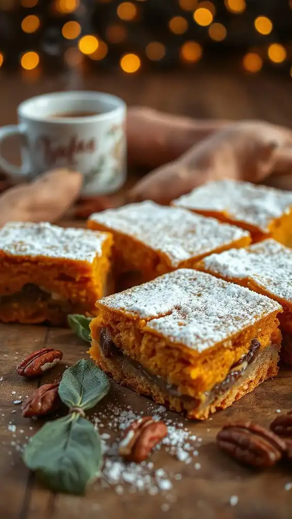 creamy sweet potato bars