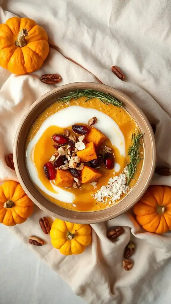 creamy sweet potato bowl