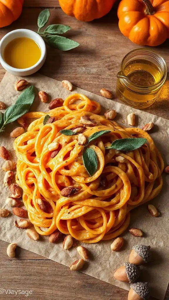 creamy sweet potato pasta