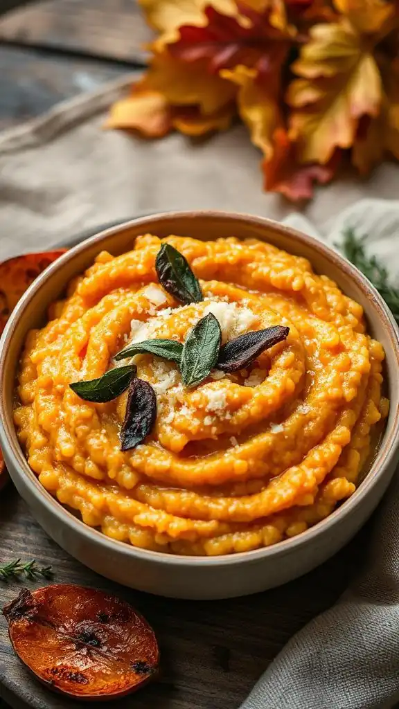 creamy sweet potato risotto