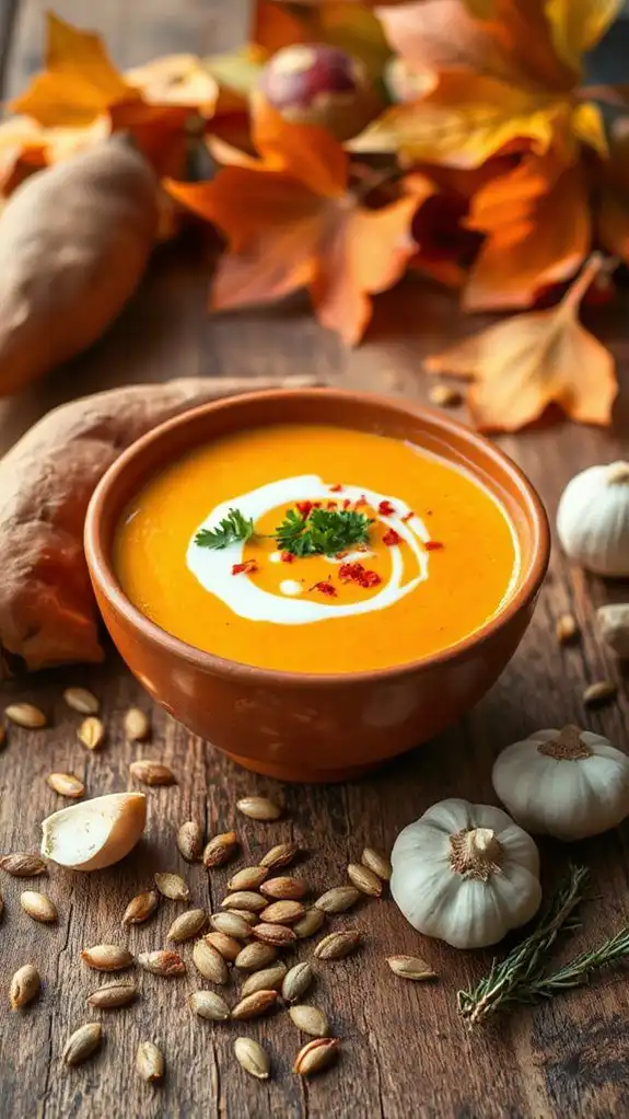 creamy sweet potato soup