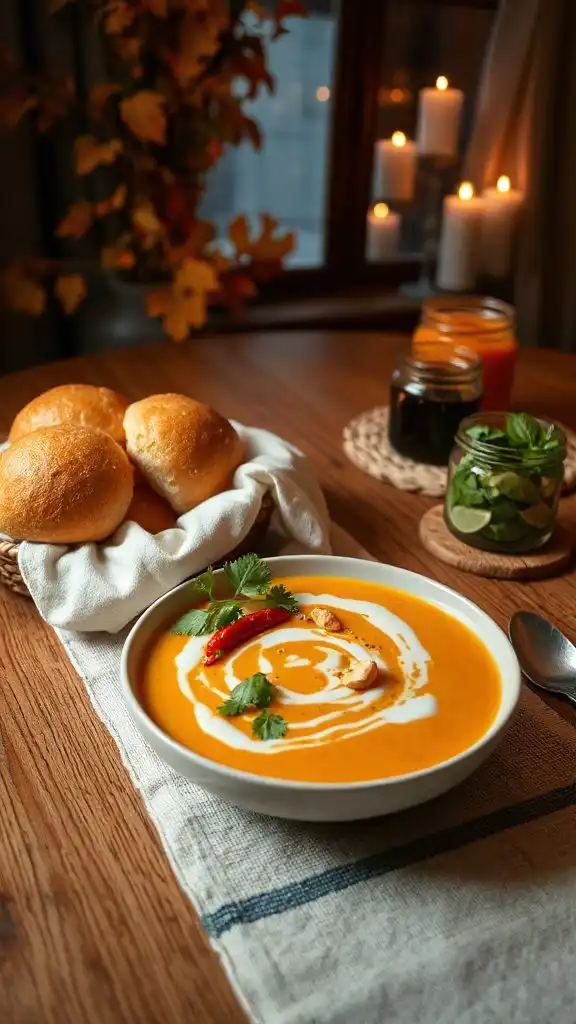 creamy thai butternut squash soup