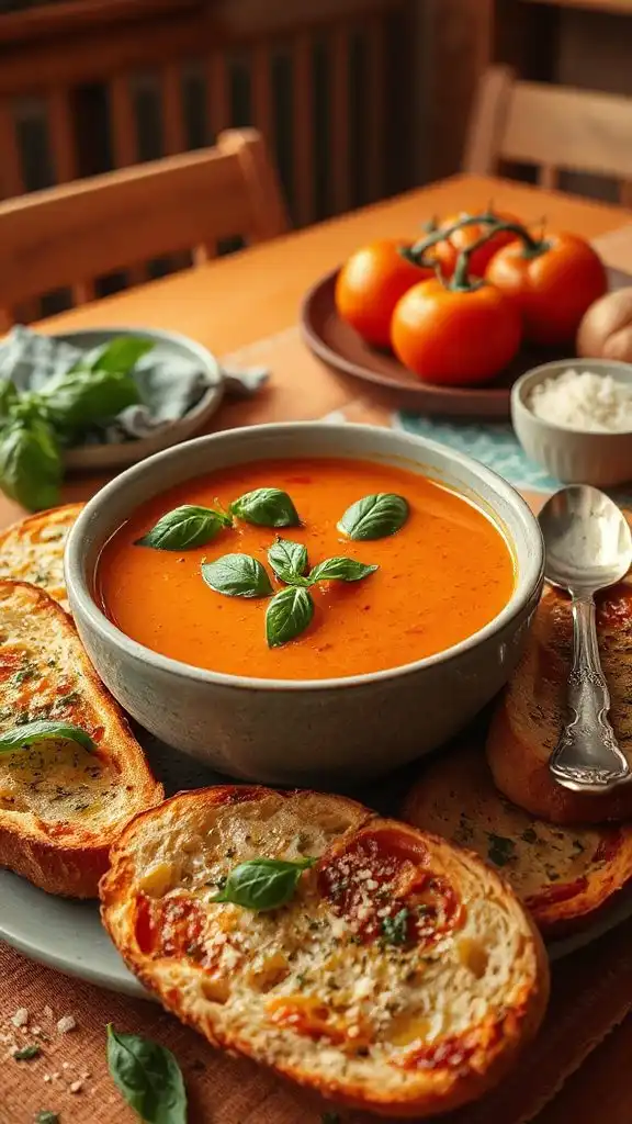 creamy tomato basil delight