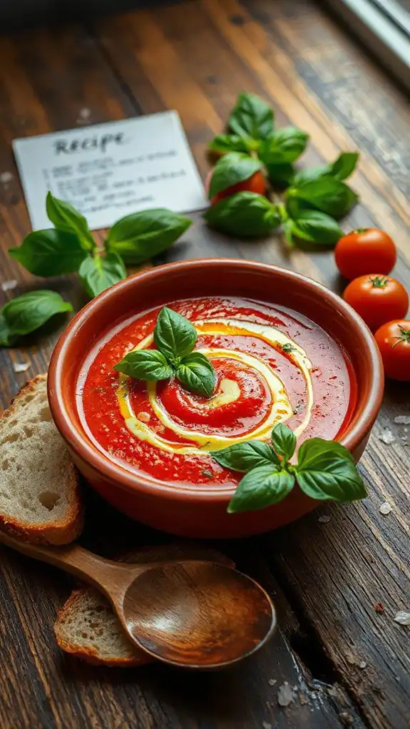 creamy tomato basil delight