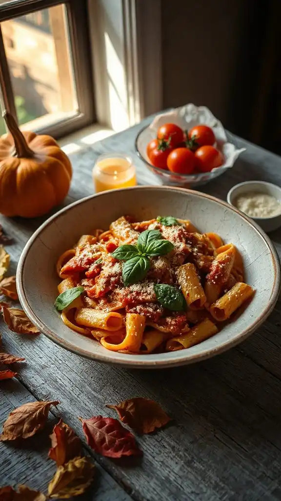 creamy tomato basil pasta