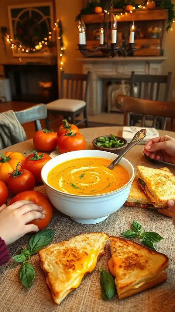 creamy tomato basil soup
