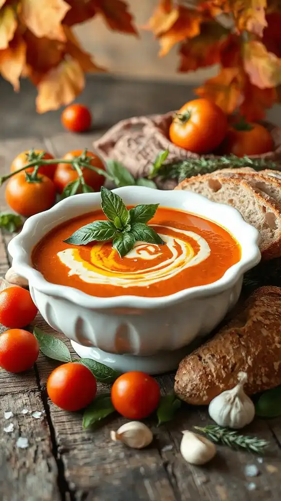 creamy tomato basil soup creamy tomato basil soup