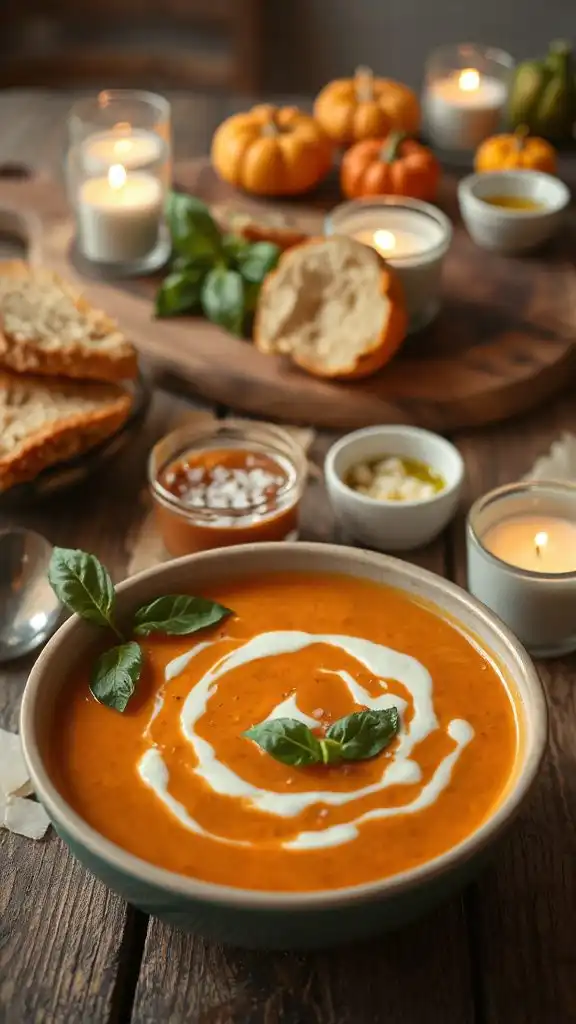 creamy tomato basil soup