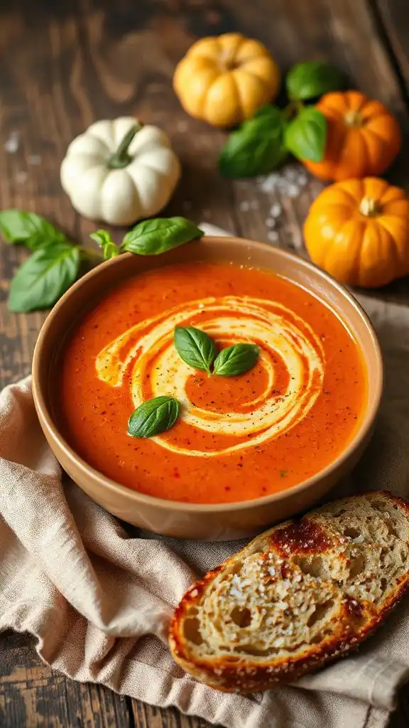 creamy tomato basil soup