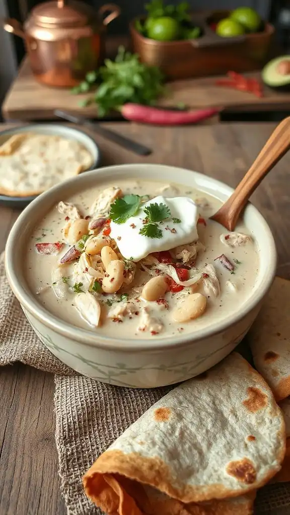 creamy turkey chili recipe