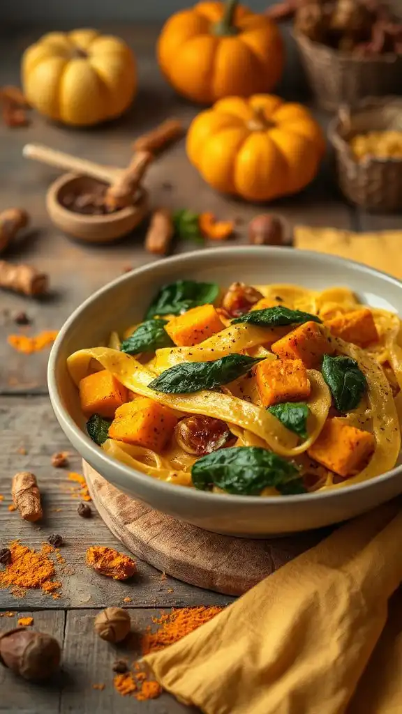 creamy turmeric pasta recipe