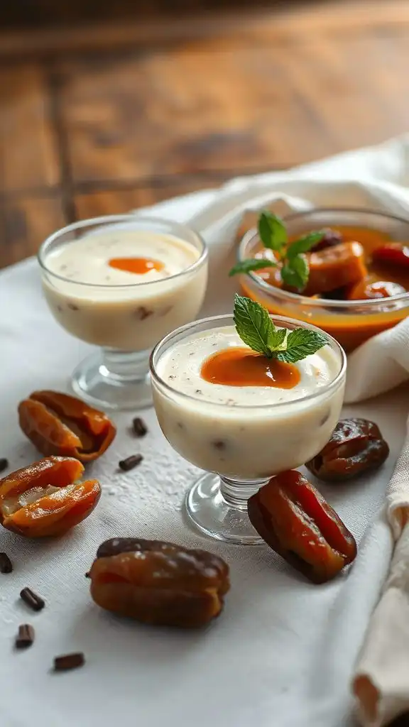 creamy vanilla bean pudding