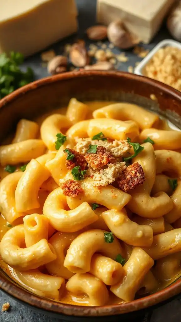 creamy vegan mac and cheese