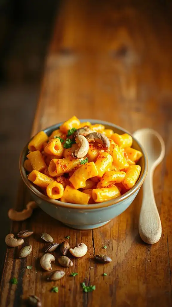 creamy vegan pumpkin mac
