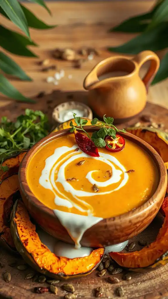 creamy vegan squash soup