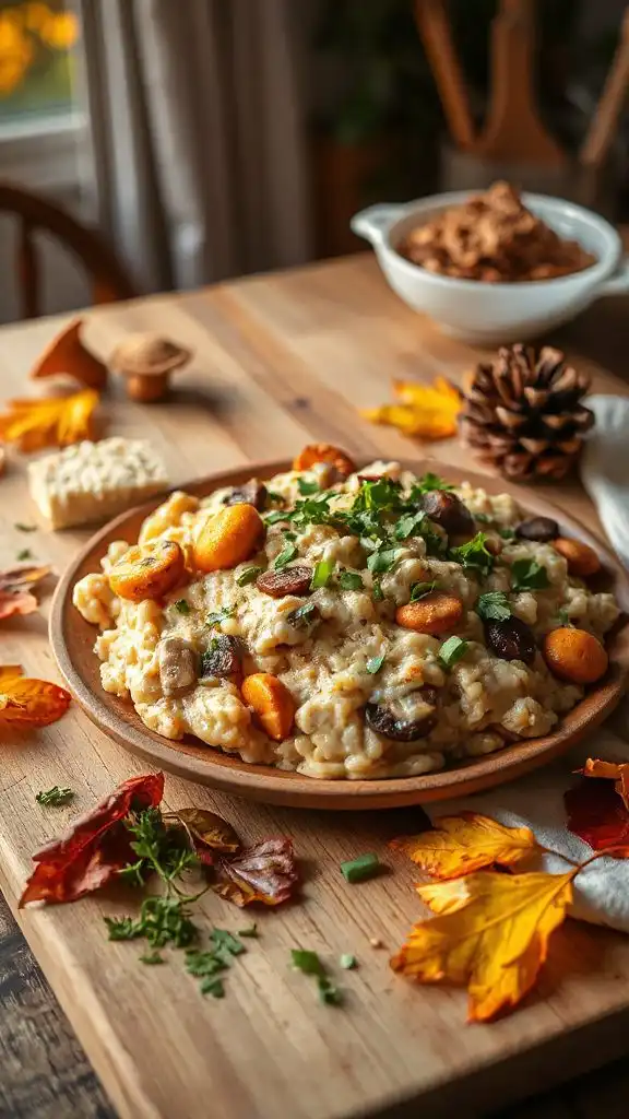 creamy wild mushroom risotto