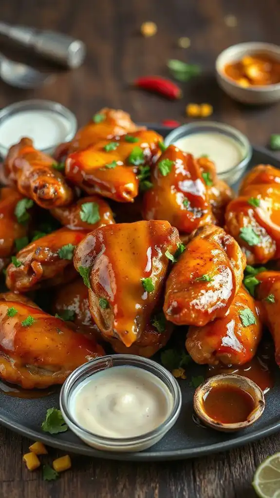 creative maple curry wing variations